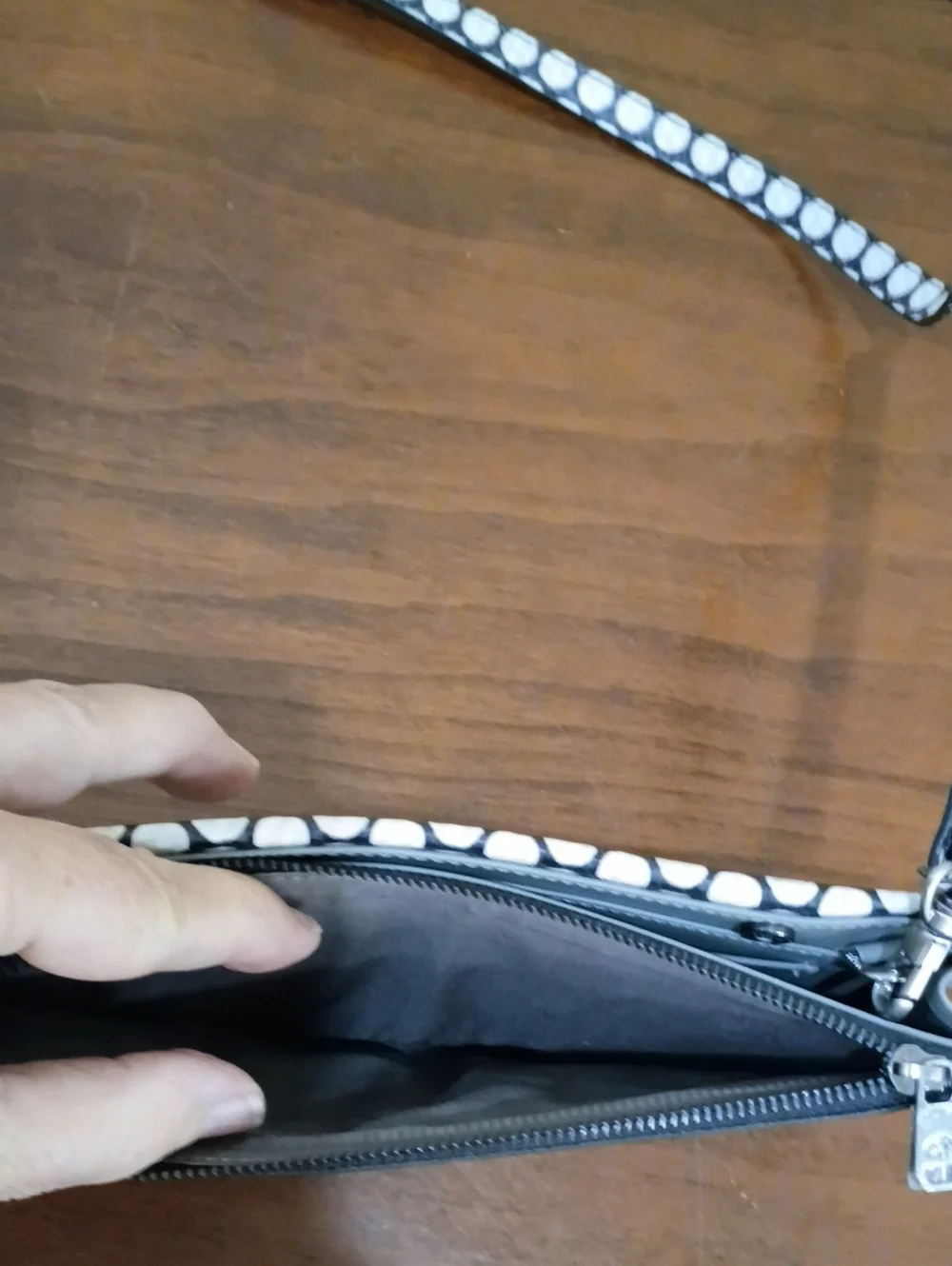 Decke X Hyundai Black and White Wallet Clutch - NWOT